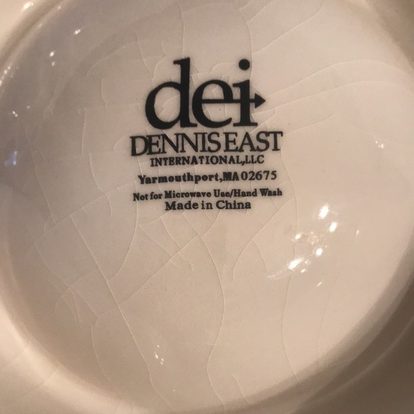 Chip/Dip Serving Bowl- Nautical Design by dei Dennis East - Picture 6 of 9
